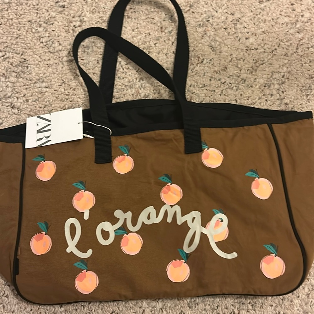 Zara Kids l’orange Tote Bag